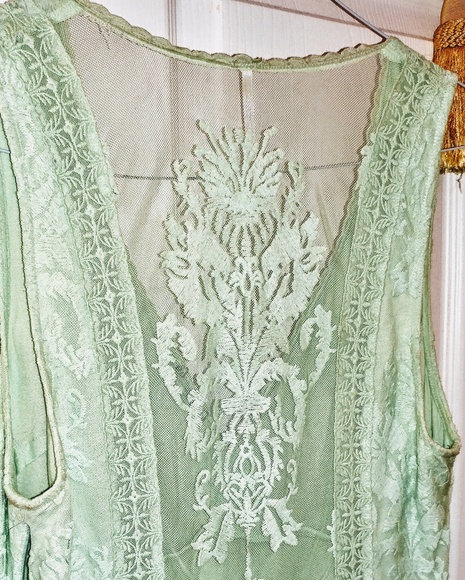 ✌Free People See Foam green lace dress🌹 - Picture 5 of 8